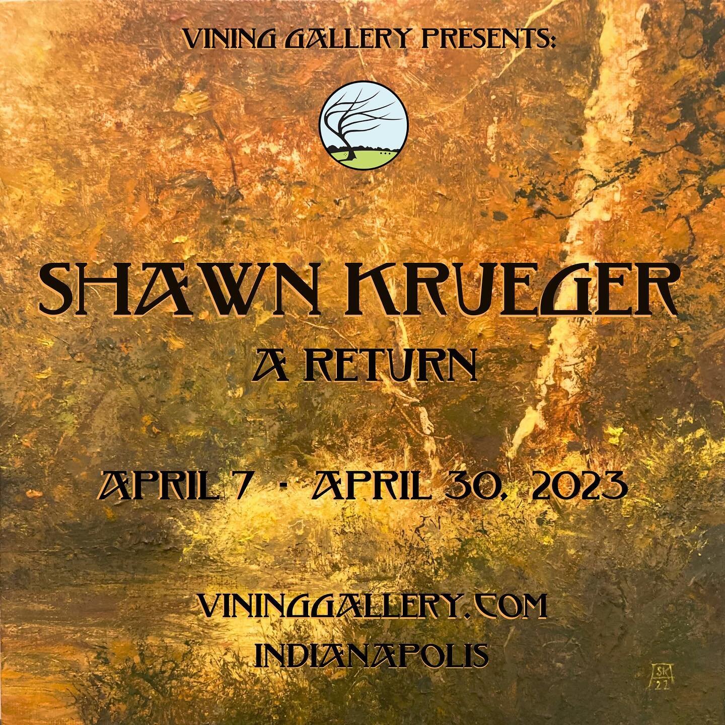@shawn_krueger&rsquo;s new show opens 3 weeks from today!! Shawn will be exhibiting 50+ works in the gallery and I cannot wait to see the space full of his beautiful work. Shawn is also teaching a workshop in coordination with the show, there are sti