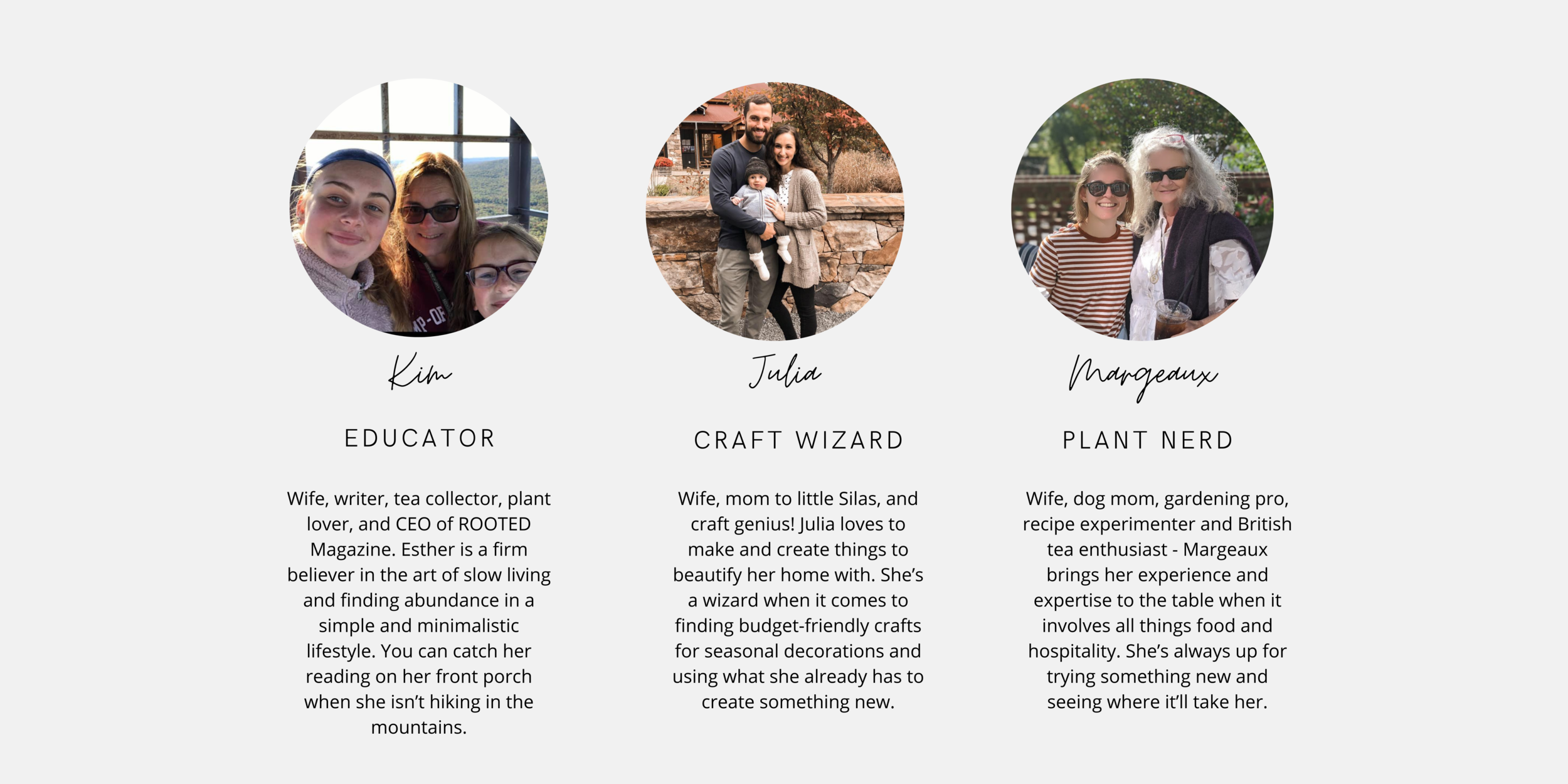 Meet the Team — Rooted Mag.
