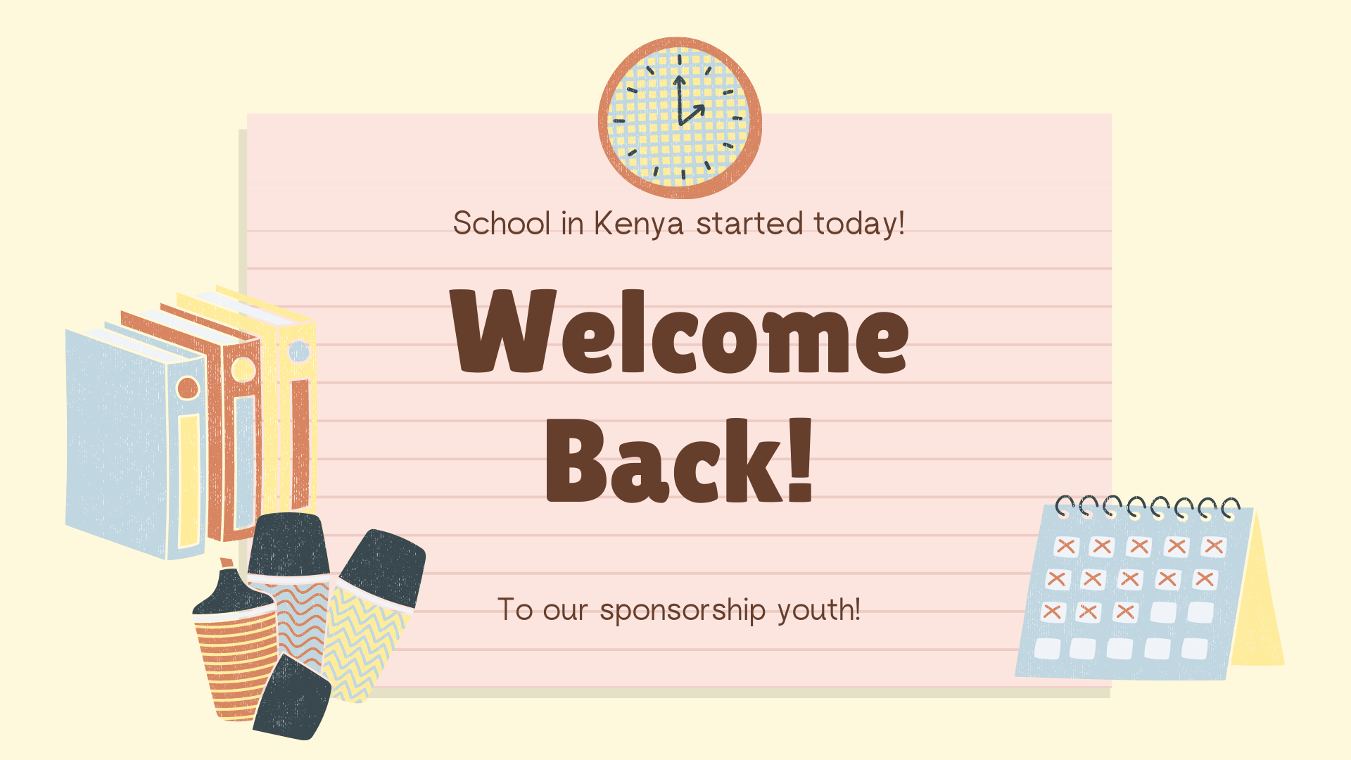 Back to School in Kenya