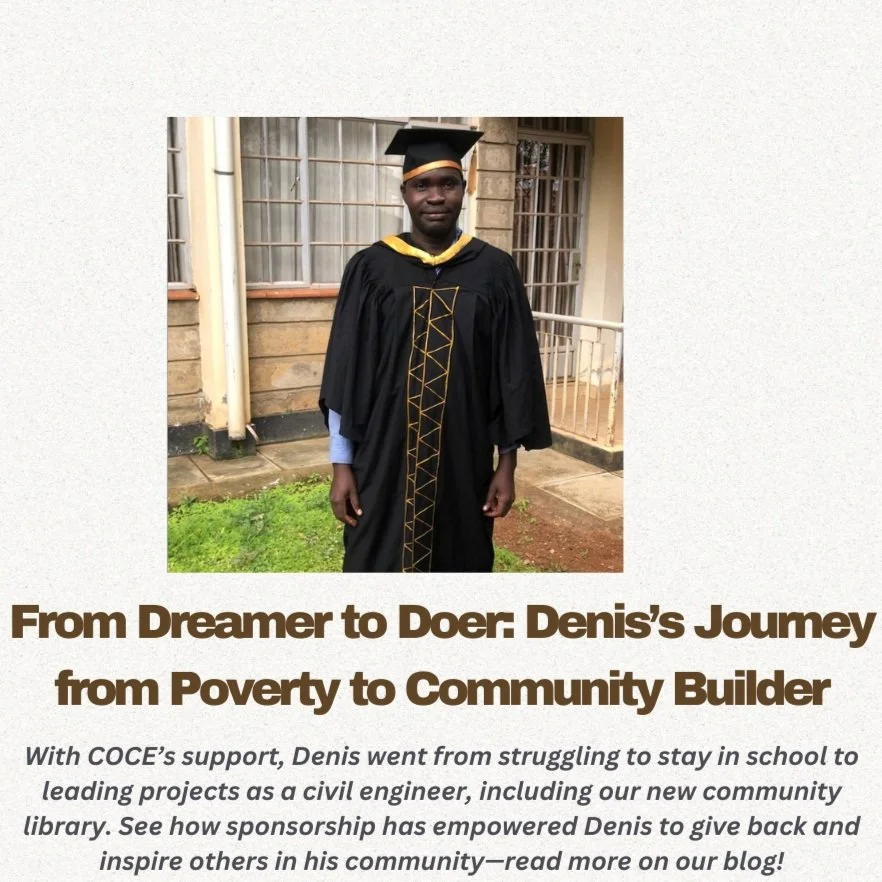 From Dreamer to Doer: Denis’s Journey from Poverty to Community Builder