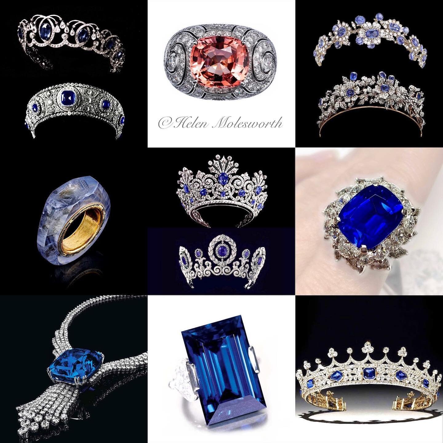 September has been splendiferous with sapphires, but which was your favourite? 💙
 
We&rsquo;re travelled across Sri Lanka, Burma, Kashmir, Russia and England: but which was the most far out? Let me know below 👇🏻
 
From top L to bottom R:
 
TOP
1. 