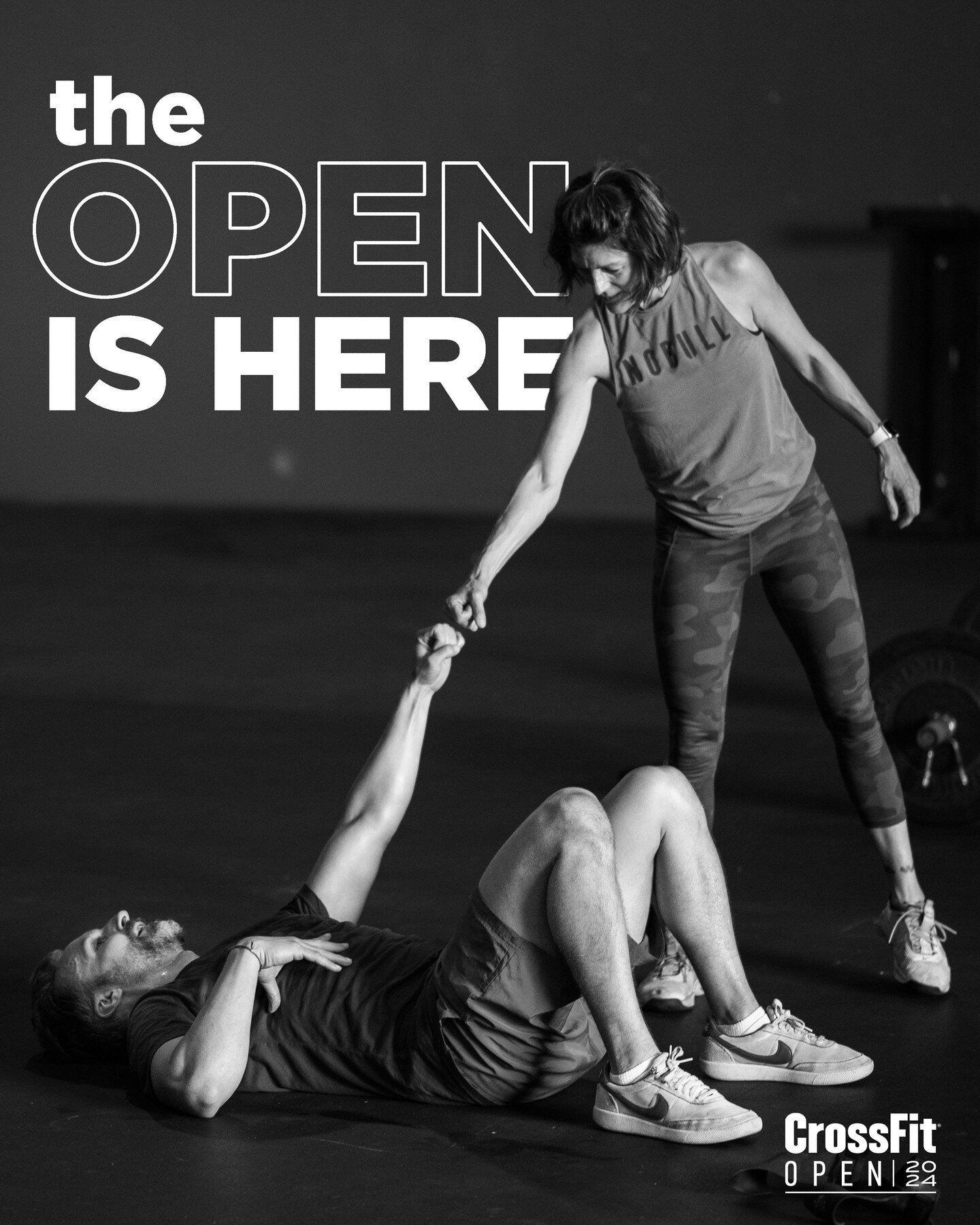 The Open is HERE!! Today kicks off the start of the 2024 CrossFit Open. Join us at 4:30pm for the next 3 Fridays as we compete with people just like us from all around the world. Visitors and spectators welcome!