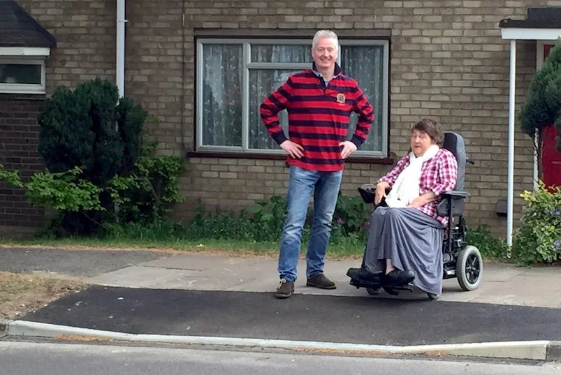 Installation of a new Drop Kerb as requested by local resident Wendy Warren (2019).