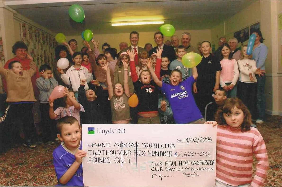 Using Locality Budget for a new Youth Club (2006). 📸 Bury free Press.