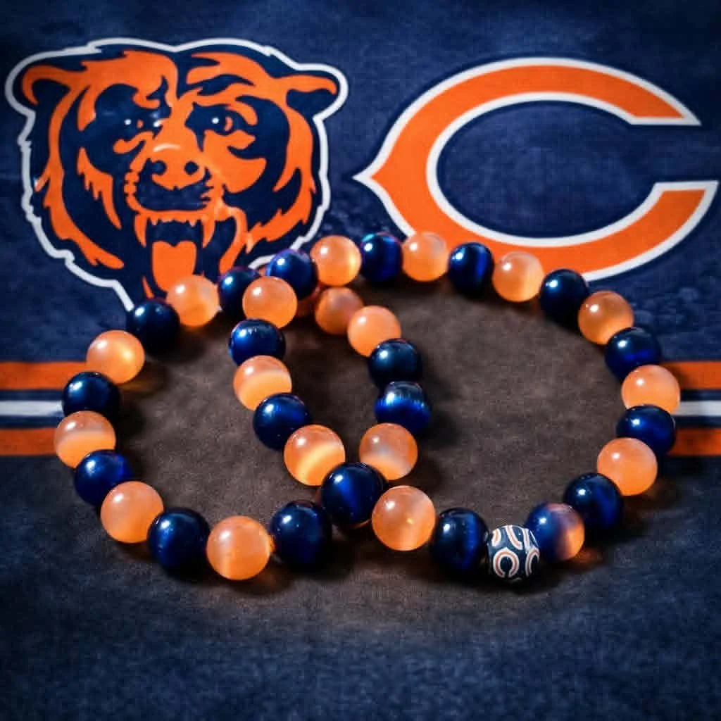 "Bear Down" Cat's Eye Bracelet Set