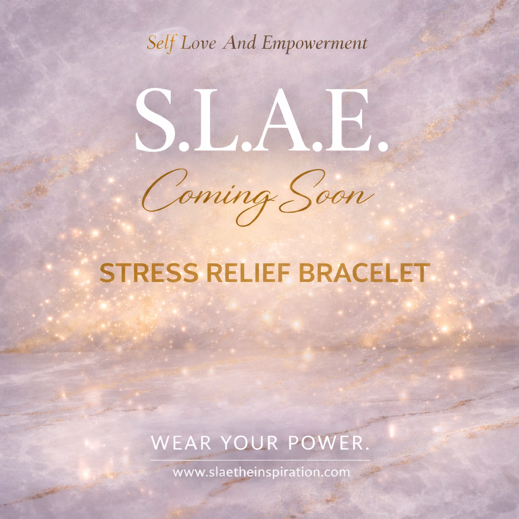 SLAE Life Balance Stress Relief Natural Stone 6mm Bracelet