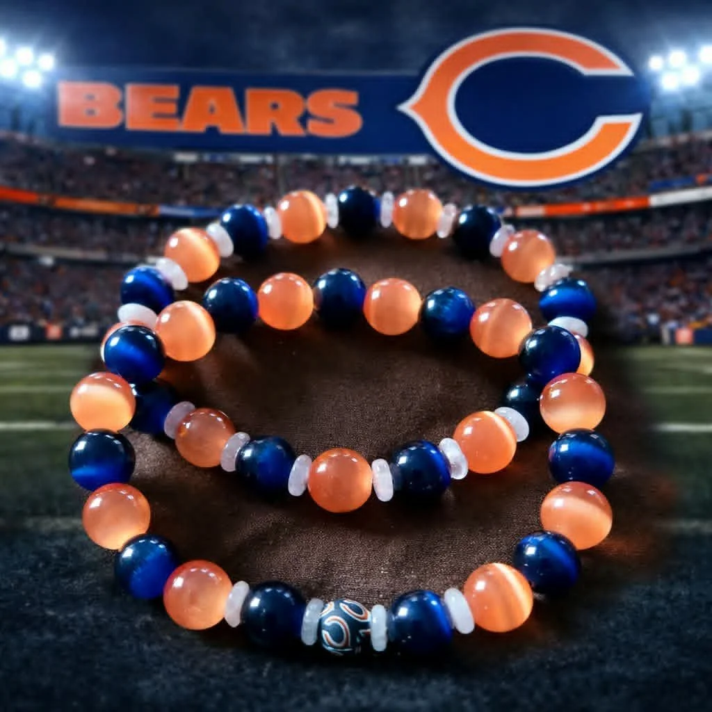 "Bear Down" Cat's Eye Bracelet Set