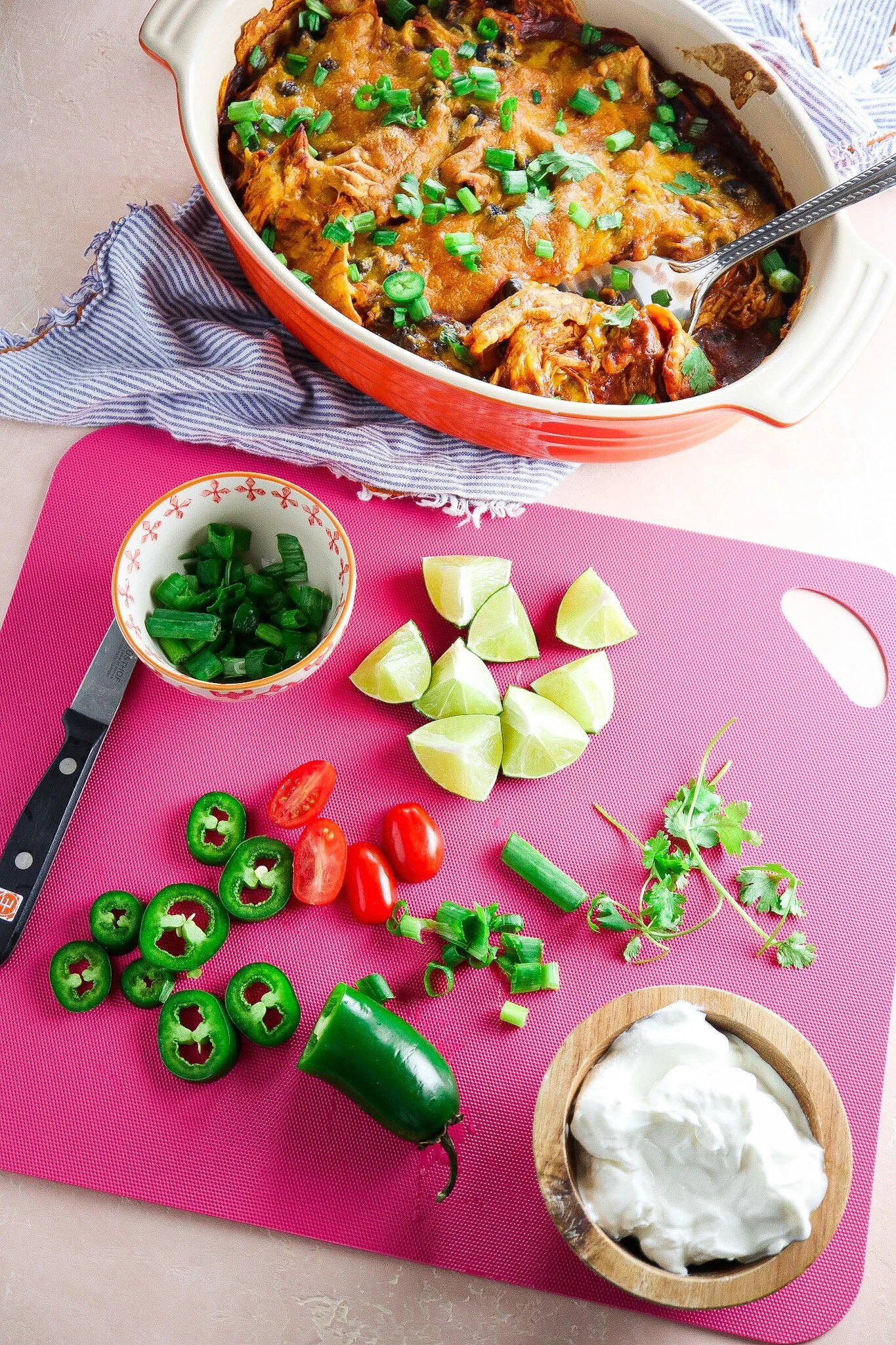 Easy Chicken Enchilada Bake by Tipps in the Kitch