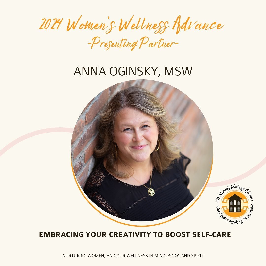 Next up at the Women&rsquo;s Wellness Advance on May 17, we&rsquo;ll hear from Anna Oginsky&mdash;hey, that&rsquo;s me! 👋🏼

I&rsquo;m looking forward to sharing a bit of my story with you! I&rsquo;m always struck by the parallels in stories between