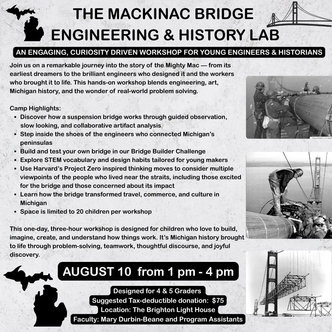 Project Wonder: THE MACKINAC BRIDGE ENGINEERING &amp; HISTORY LAB Grades 4-5