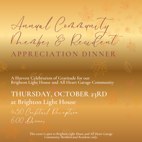 Annual Community Member and Resident Appreciation Dinner