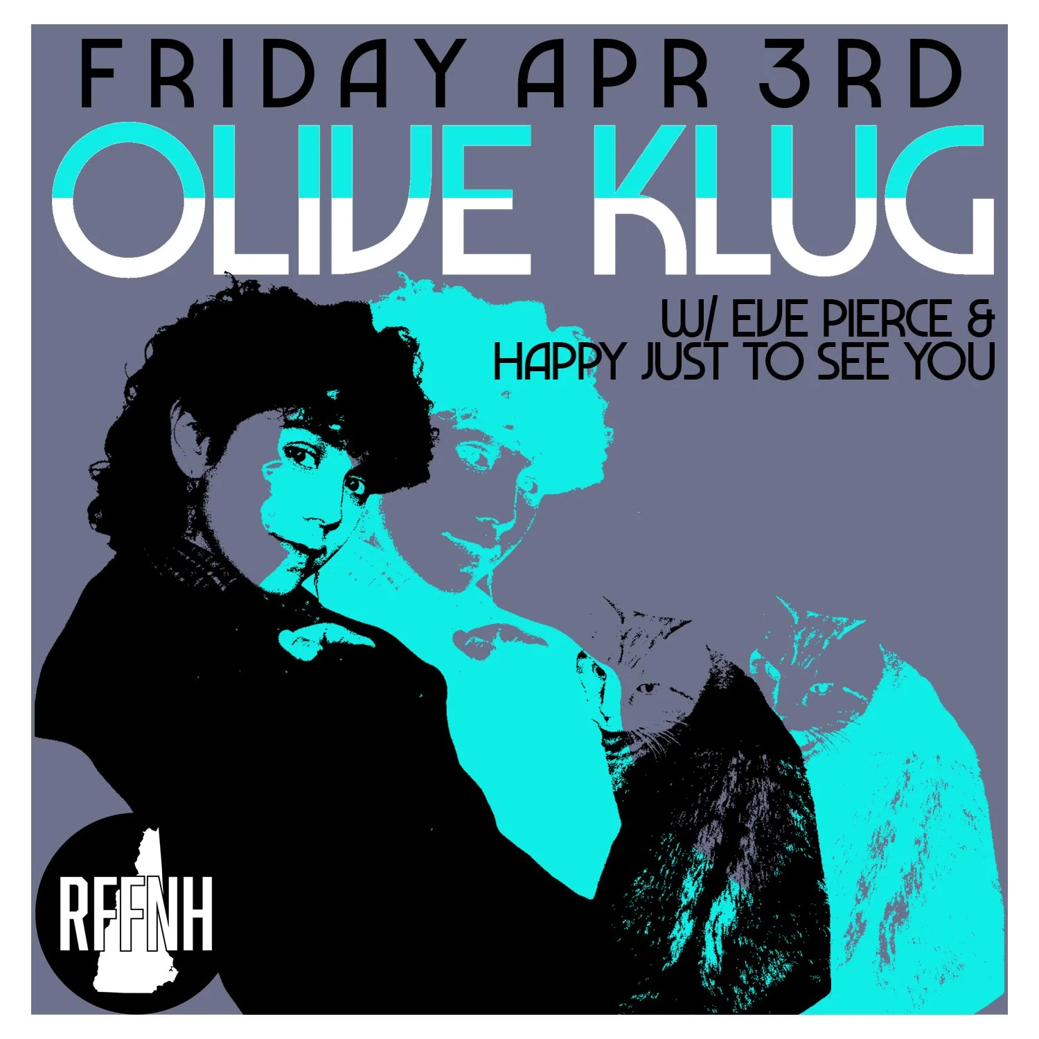 Reprofund Fundraiser w/ Olive Klug, Happy Just to See You, & Eve Pierce