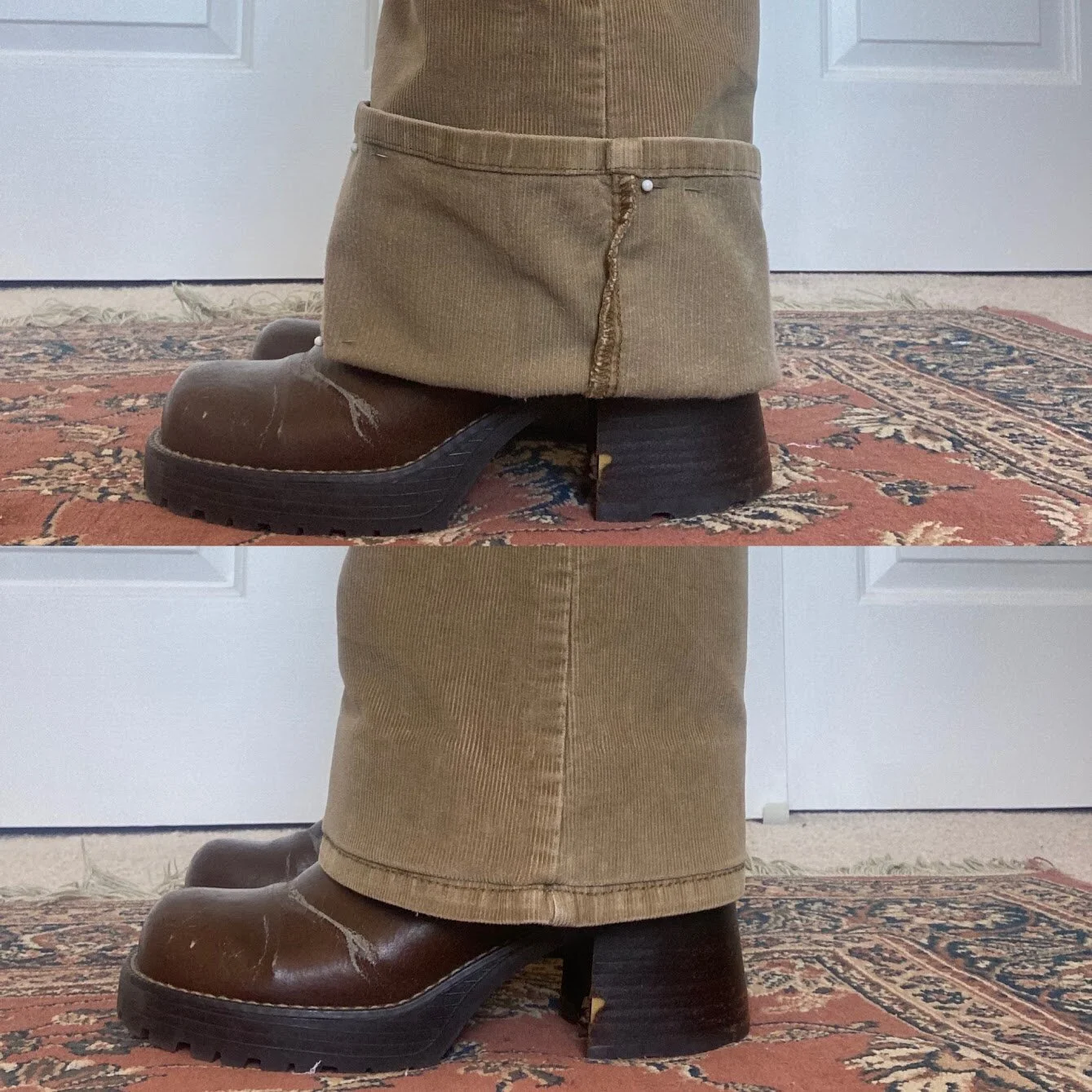 How to Shorten Jeans With The Original Hem