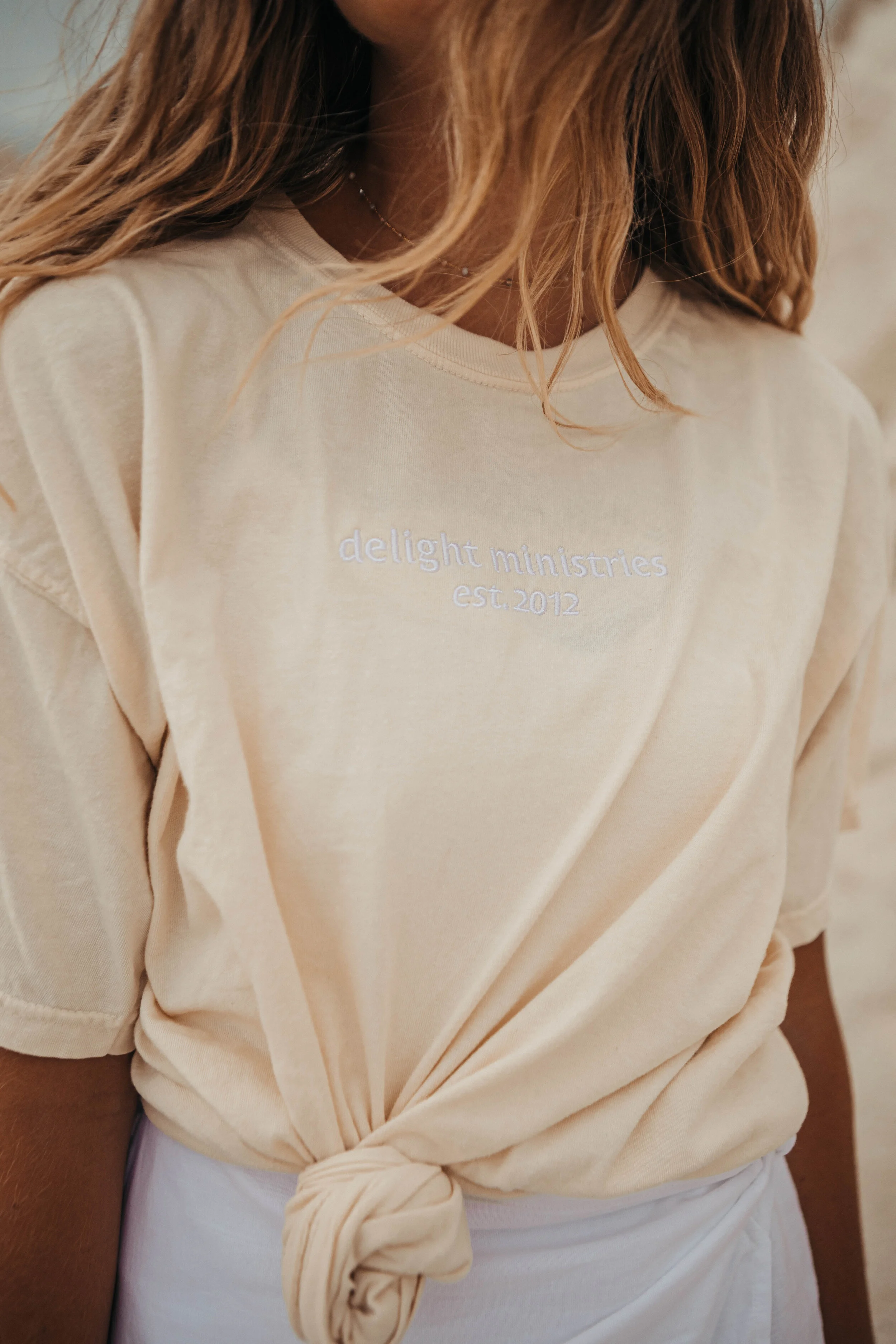 Delight Ivory TShirt — Delight Ministries