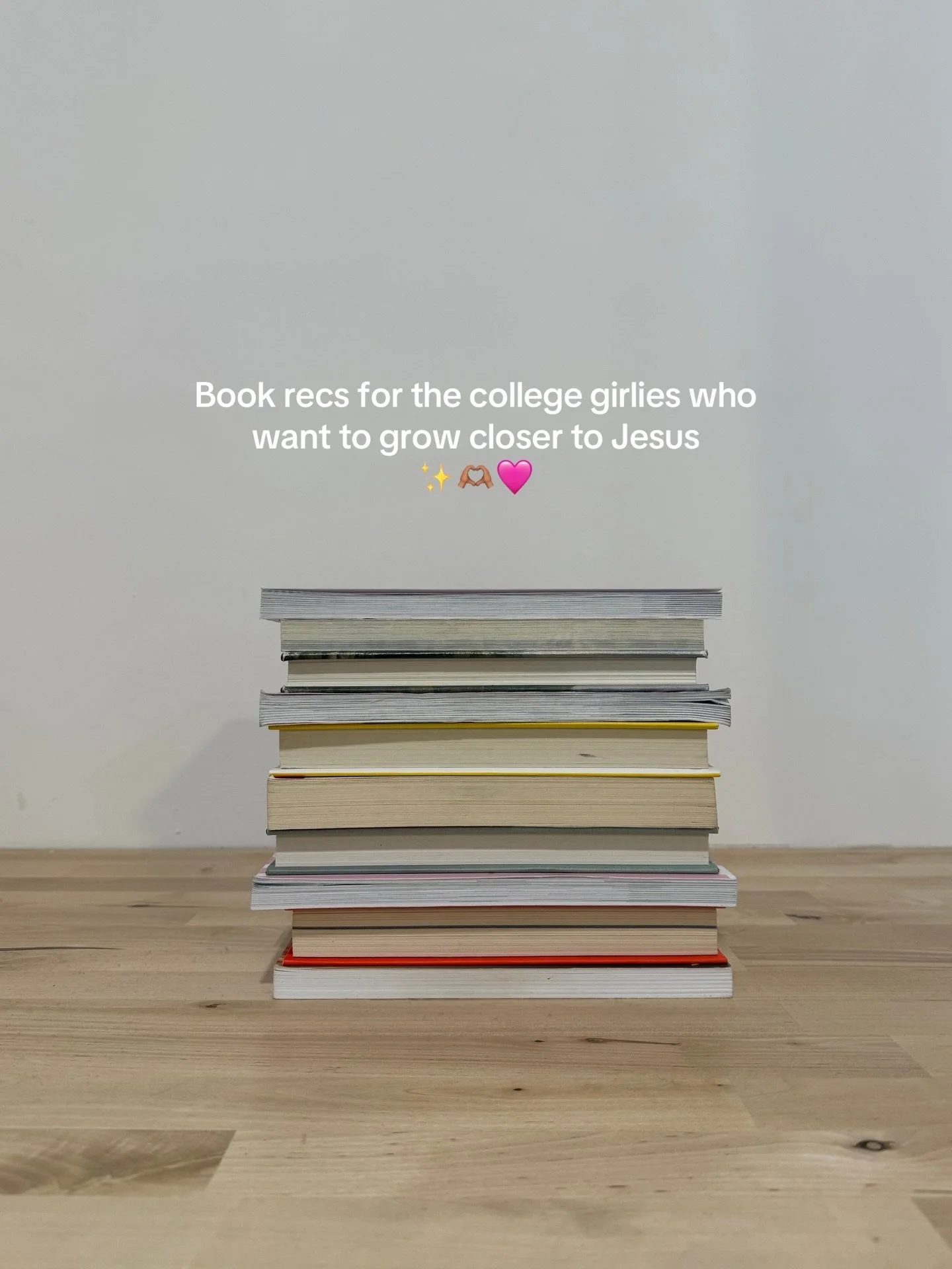book recs for the college girlies who want to get to know Jesus ✨🫶🏽💓

comment &ldquo;SHIPPING&rdquo; to get a copy of the Bible studies mentioned and get free shipping this weekend only! 

#booksilove #books #biblestudies #jesus #bookrecs