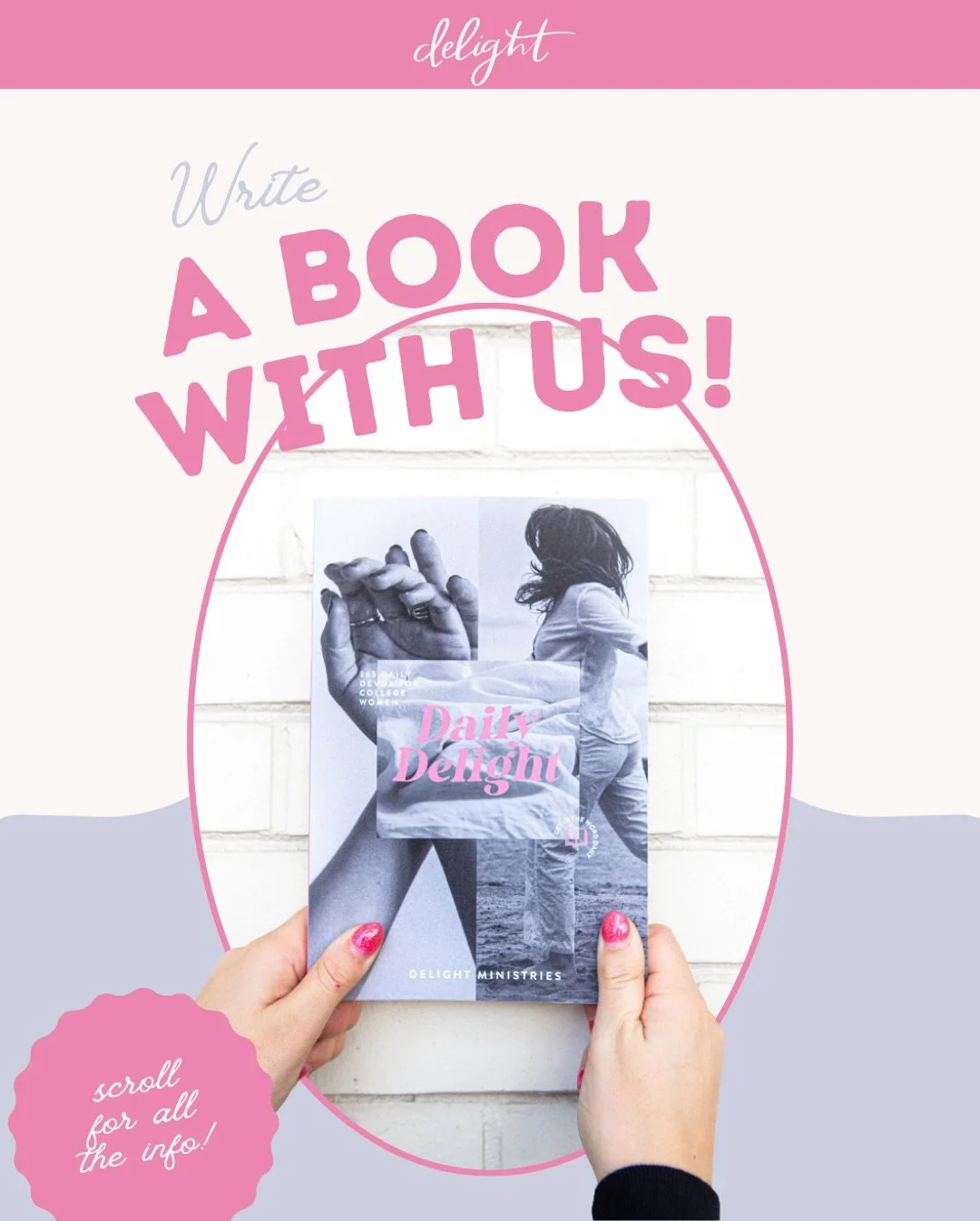 We are SO excited to introduce our new study&hellip;DAILY DELIGHT, a 365 day devotional for women who are hungry for the Word of God! 📖✨

But we don&rsquo;t actually have this study ready yet&hellip;Why? Because we need YOUR help to write it!👀

Who