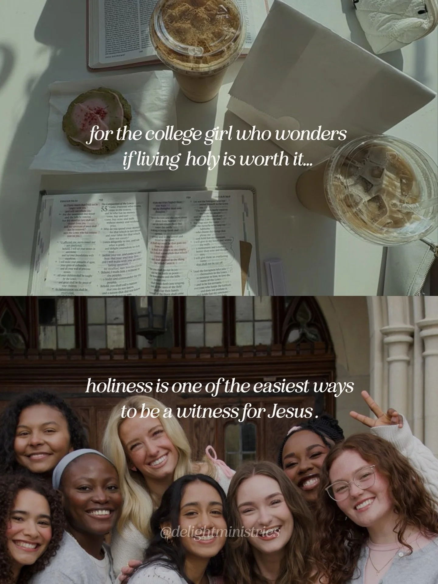 there&rsquo;s a reason why the Bible tells us to live set apart. that is because living set apart and living for Jesus is the narrow path and people take notice when you live differently from the ways of the world. 

be the reason someone wonders &ld