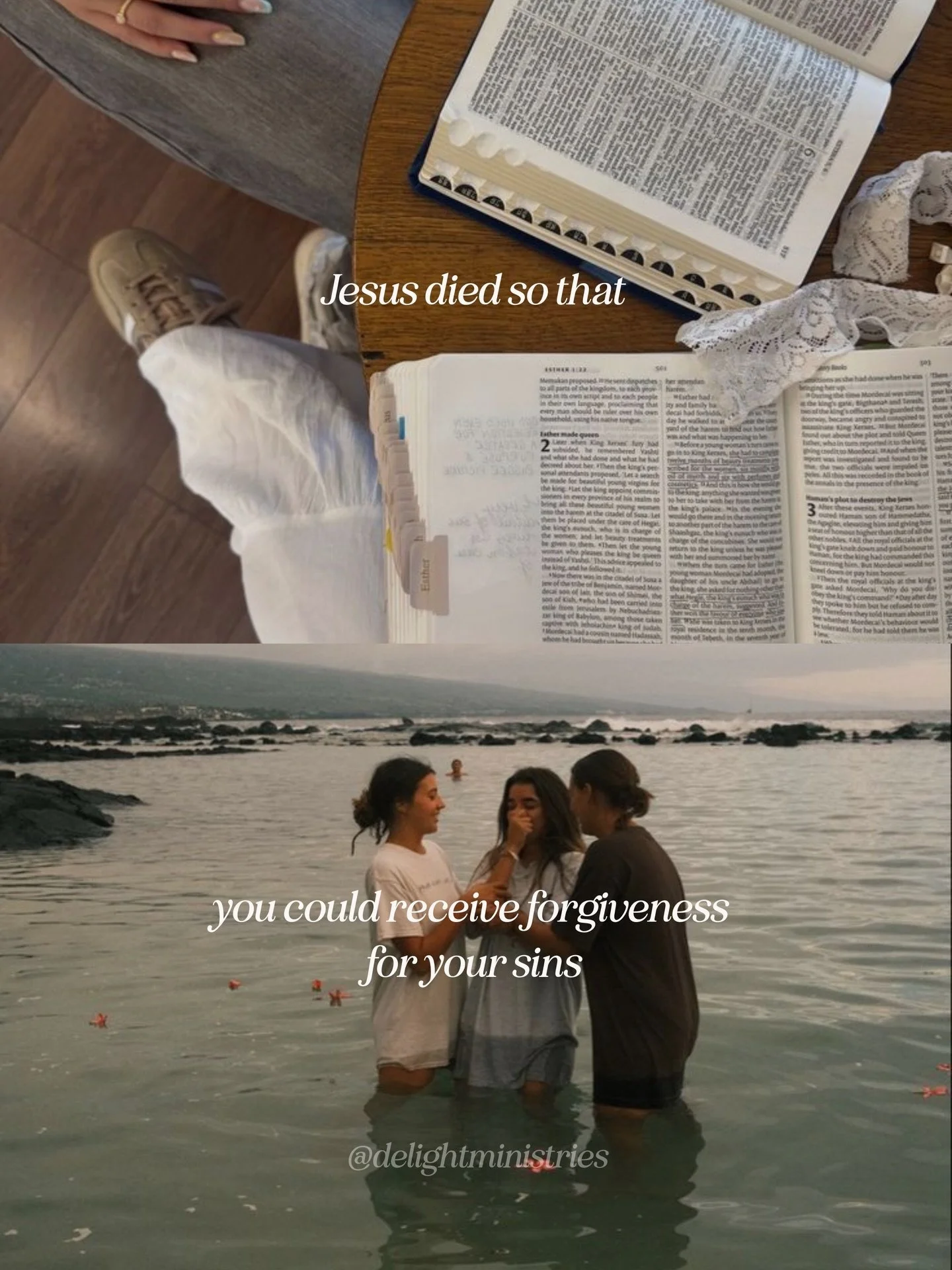 clean slate. forgiveness. freedom. that&rsquo;s what Jesus gives. 

&ldquo;But God demonstrates his own love for us in this: While we were still sinners, Christ died for us.&rdquo; Romans 5:8

follow along for weekly encouragement every friday. this 