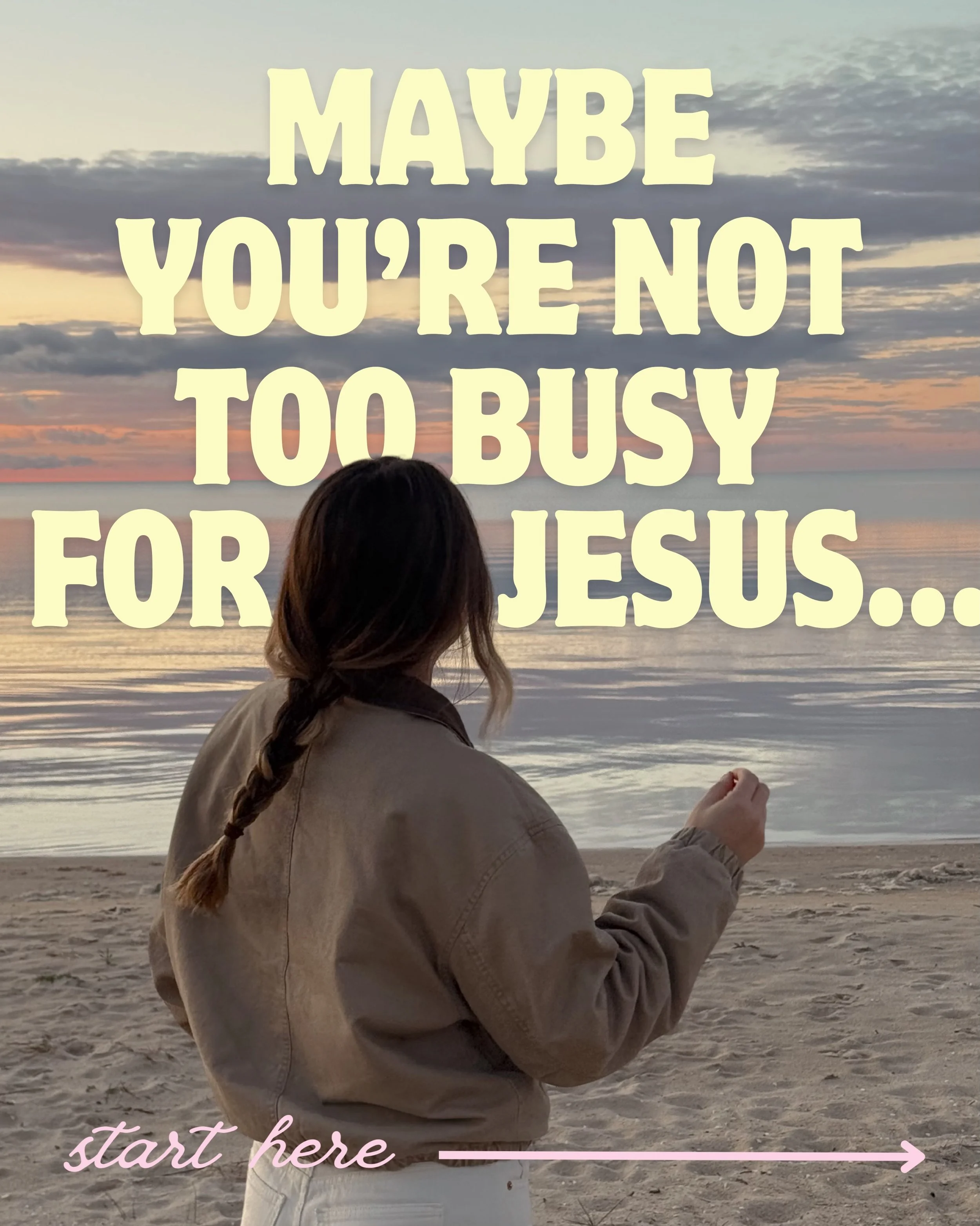 Jesus is waiting with open arms to spend time with you 🥹🤍

Has your life felt busy and overwhelming lately? Here are some simple and practical tips to spend more time with the Lord this summer 💞

#quiettime #collegegirl #Jesus #christiangirl #chri