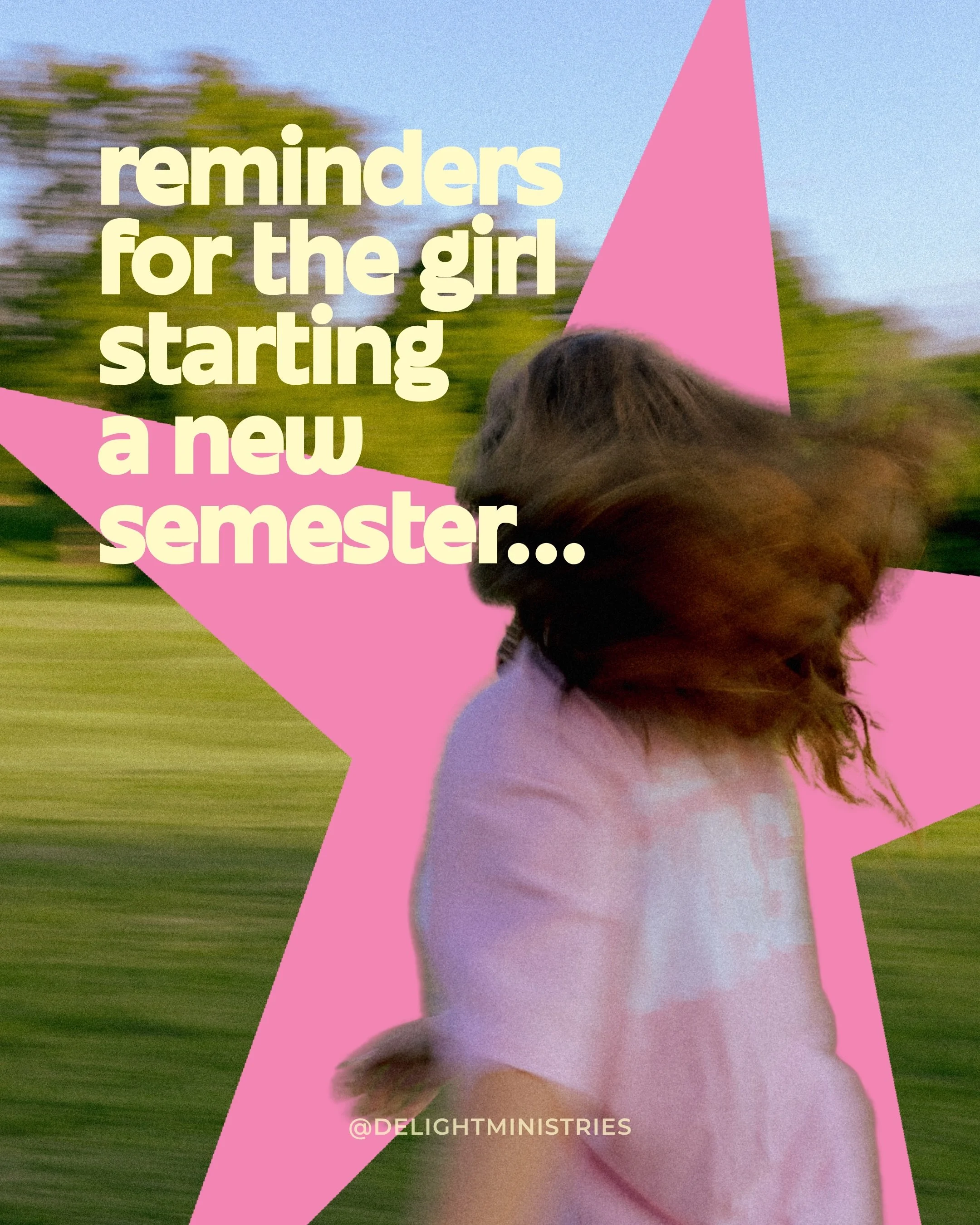 we know the beginning of a new semester can hold so many thoughts and feelings 💗 excitement, uncertainty, comparison, pressure, hope&hellip; 

swipe for a few reminders to carry with you as you step into this new season 🫶

and if you&rsquo;re looki