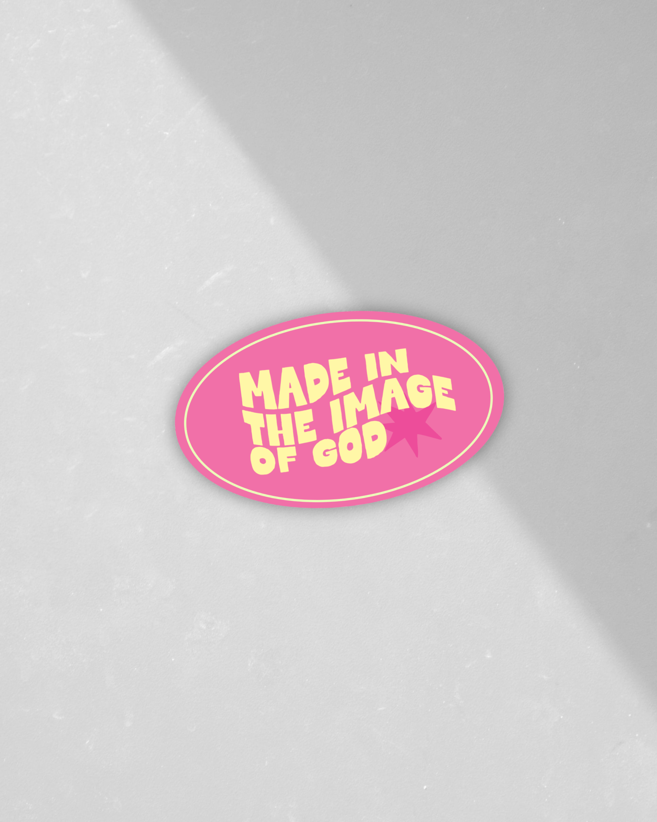 NEW: Made in the Image of God Sticker