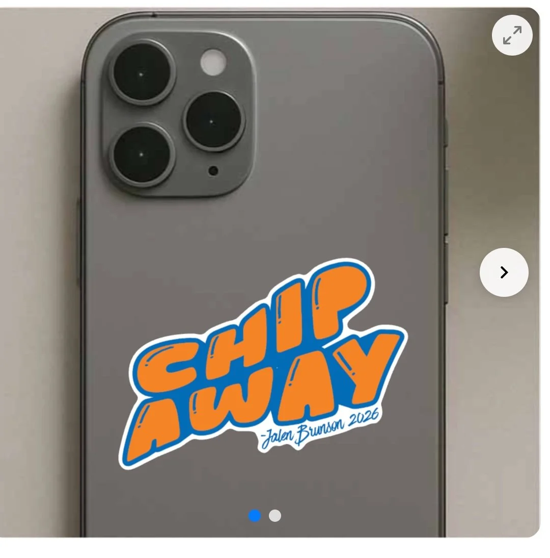 "Chip Away" Knicks Championship Sticker