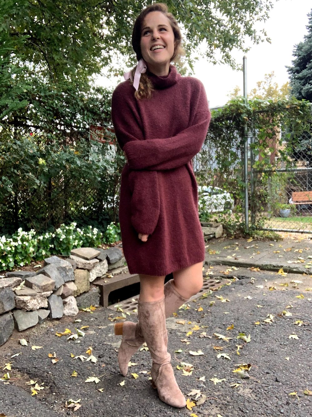 Aerie's SUPER COZY Sweater Dress