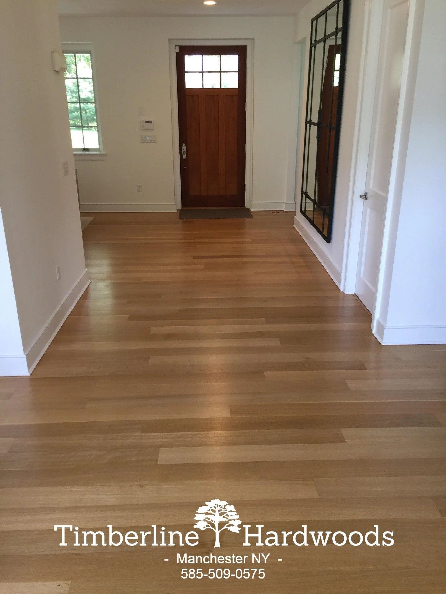 Timberline's beautiful 5&quot; Select &amp; Better Rift &amp; Qtrd White Oak hardwood flooring! We have 2100' in stock, ready to ship! We can mill more if needed. $7.35/sf Wide plank, gorgeous grade and color, and it will look amazing in a traditiona