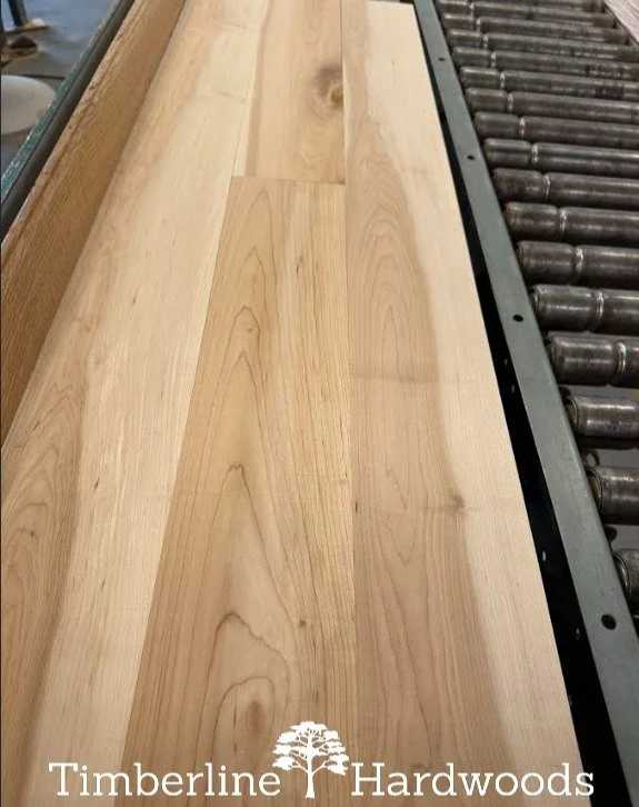 We are milling some beautiful 5&quot; Character Grade Hard Maple right now! This flooring definitely makes such a statement, absolutely gorgeous in any home! Give us a call/text/email to place an order today! 585-509-0575 tom.timberline@gmail.com #ti