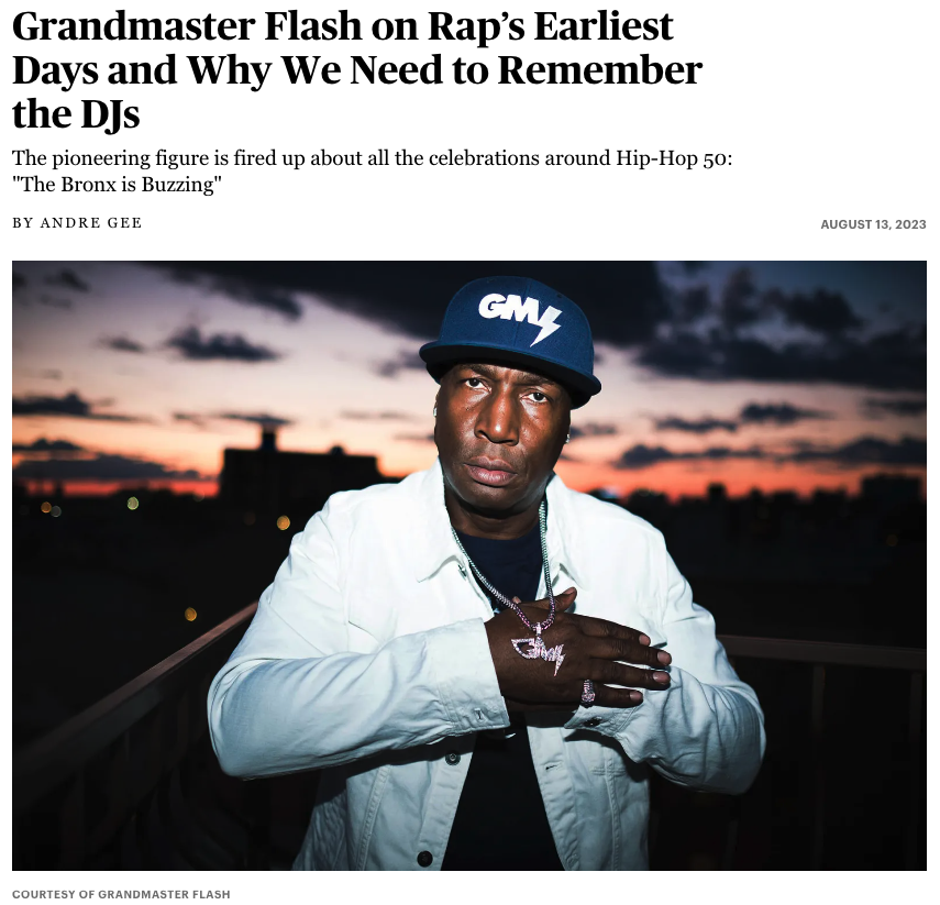 Official Website of DJ Grandmaster Flash
