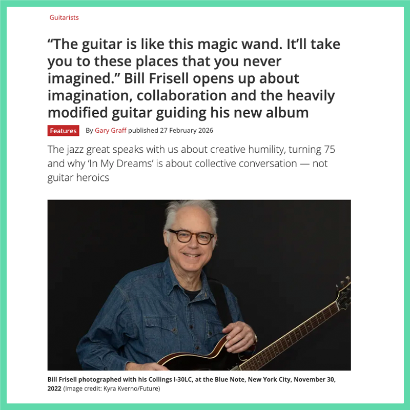 Bill Frisell opens up about imagination, collaboration and the heavily modified guitar guiding his new album