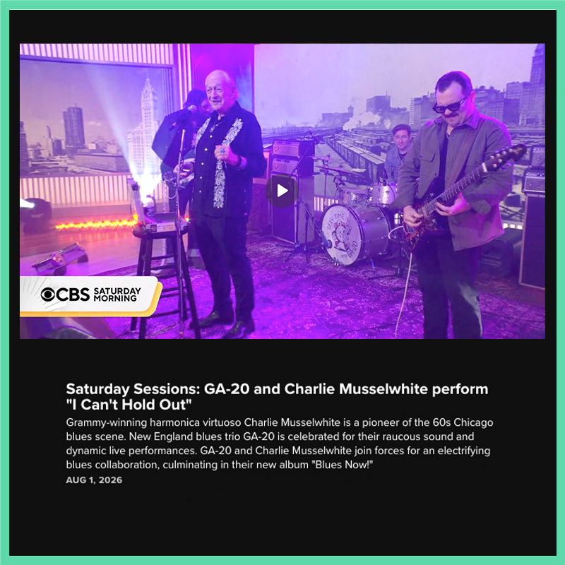 CBS Saturday Sessions: GA-20 and Charlie Musselwhite perform "I Can't Hold Out"