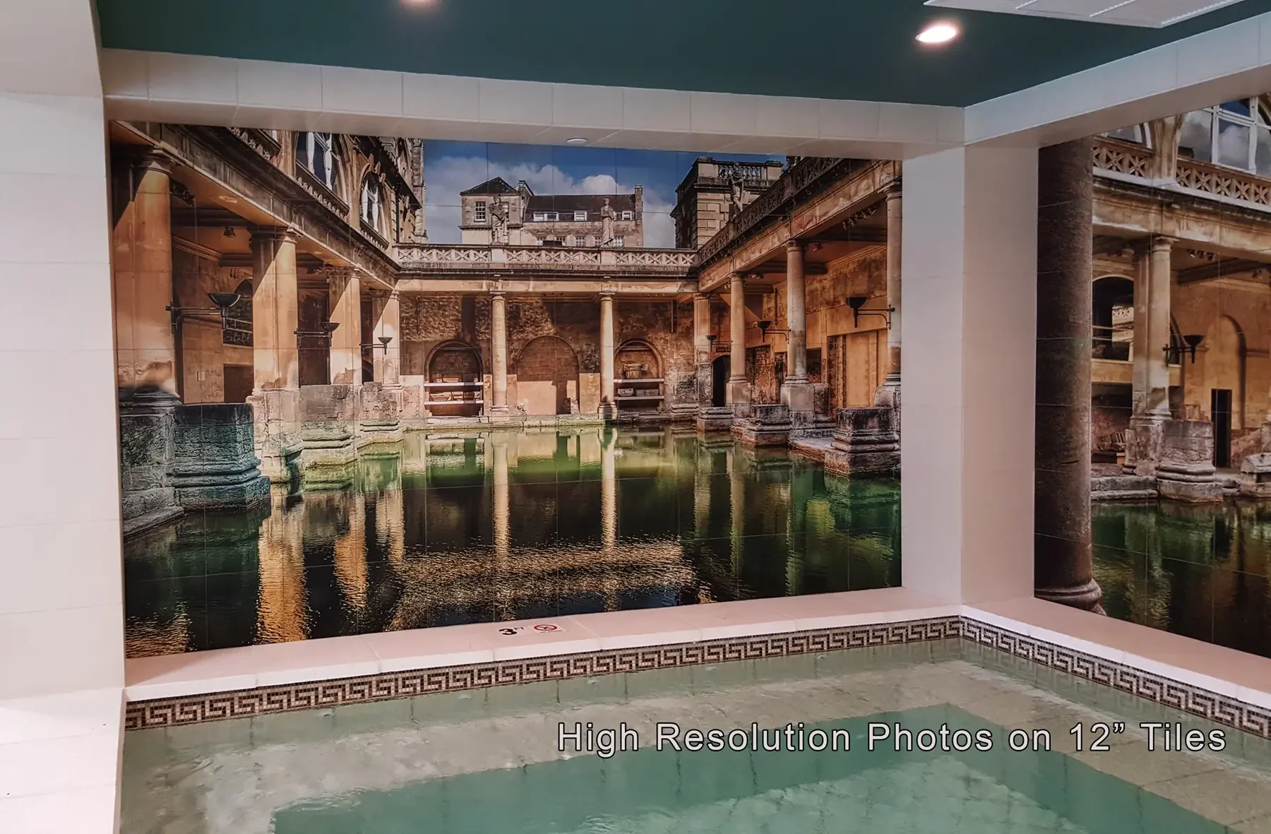 Roman Baths Custom Tile Murals.webp