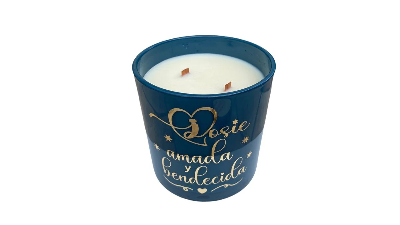 Personalized Message Candles