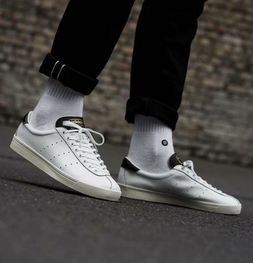 The adidas Lacombe Leather "Cloud White" Is On Sale For $55 Shipped!