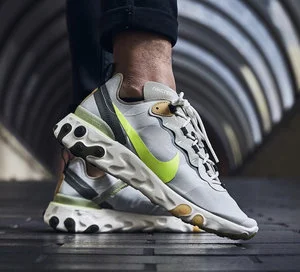 The Nike React Element 55 "Fog Volt" Is On Sale For $77.97!