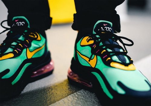 The "Electro Green" Air Max 270 React retro Is On Sale For 20% Off!