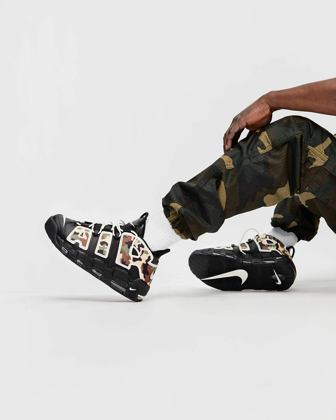 The "Camo" Nike Uptempo Is On Sale For 25% Off!