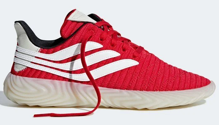 The "White/Active Red" adidas Sobakov Is On Sale For $52.49!