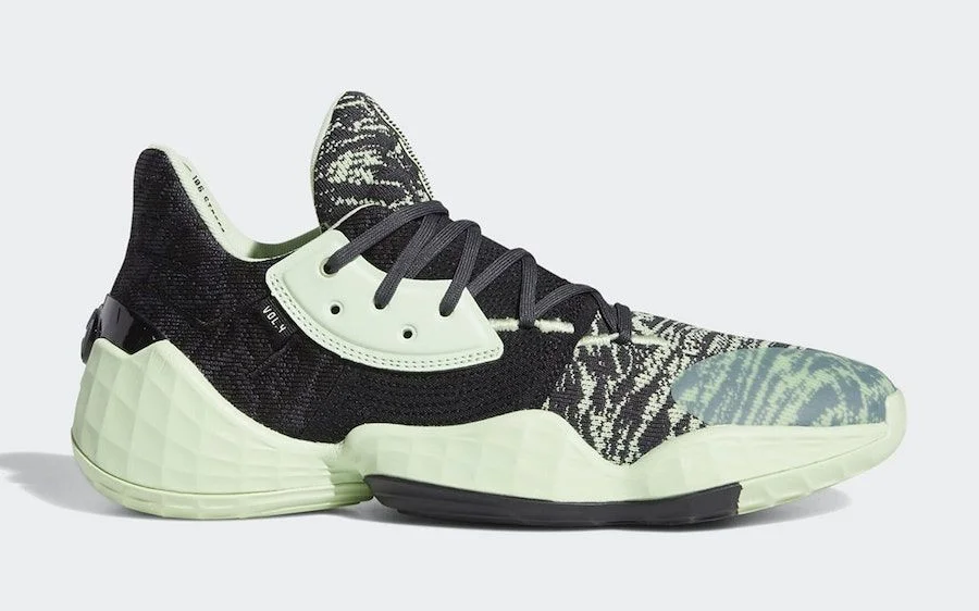 The "Green Glow" adidas Harden Vol. 4 Is On Sale For 25% Off + Free Shipping!