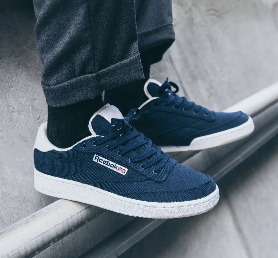 The Reebok Club 85 Corduroy "Navy" Is On Sale For Nearly 60% Off!