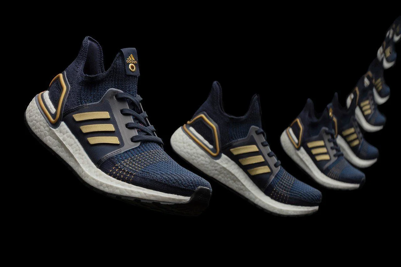 The "Navy/Gold" Ultra Boost Consortium PRM Is On Sale For 30% Off!