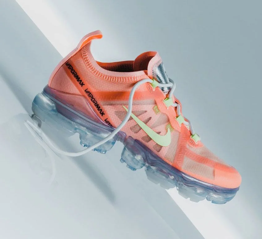 The Nike Air VaporMax 2019 W "Peaches &amp; Cream" Is On Sale For Over 40% Off!