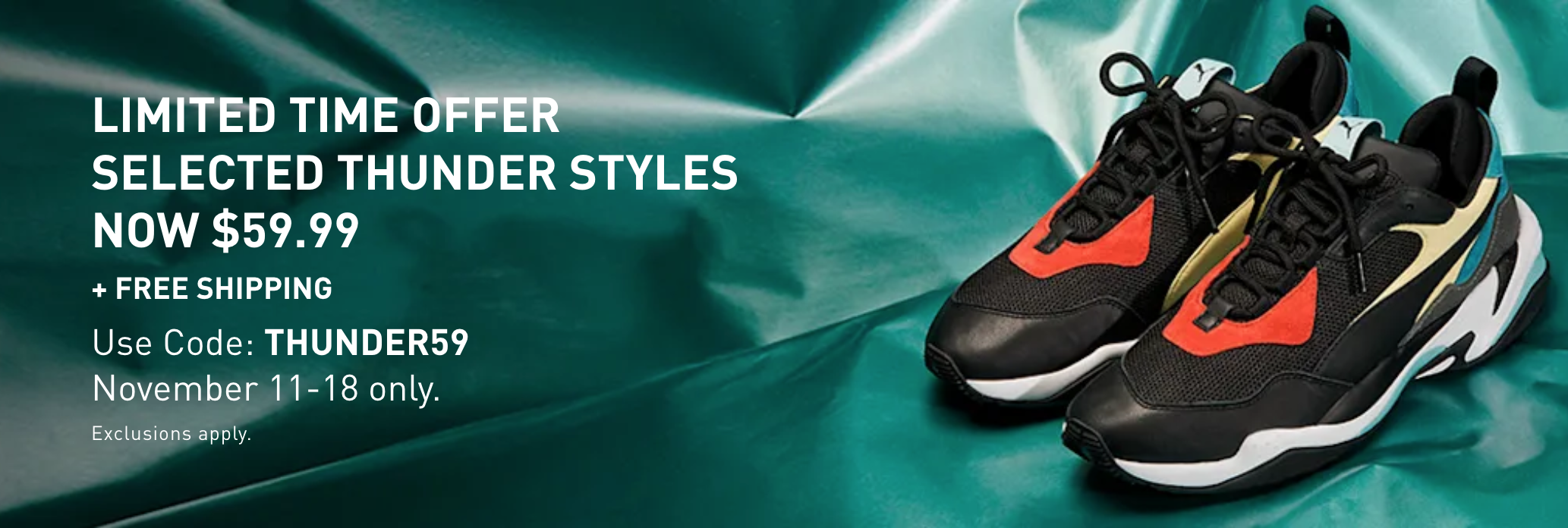 Puma Spectra Thunder Styles Are On Sale For $59.99!