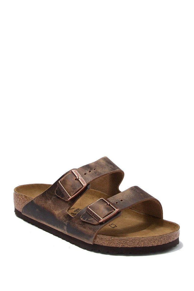 The Birkenstock Arizona Leather "Tobacco" Is On Sale For 50% Off!