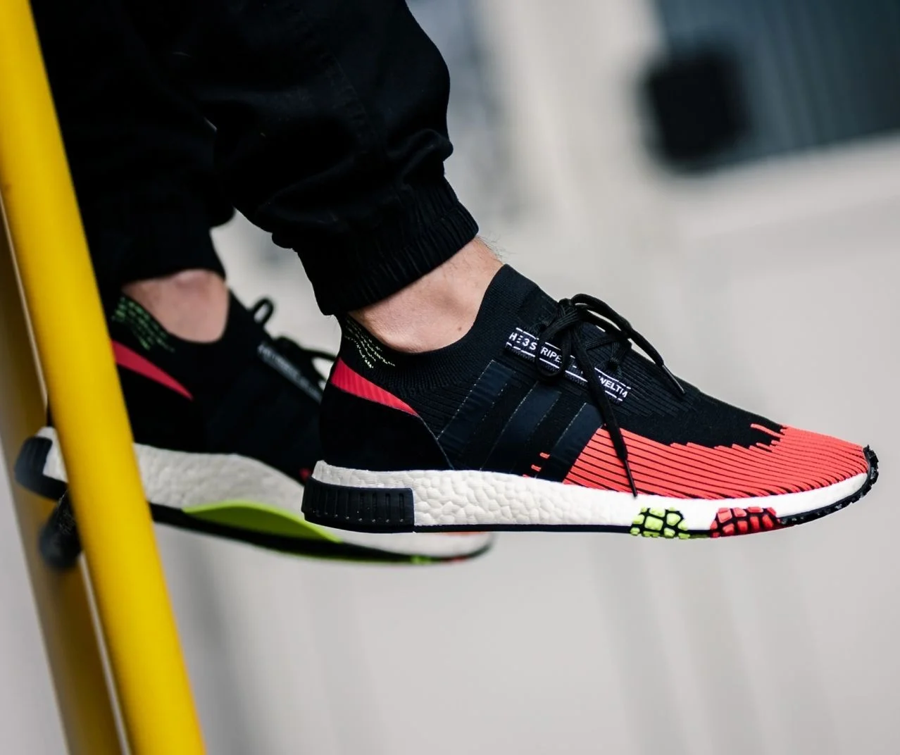 The adidas NMD Racer PK "Black Red" Is On Sale For $63 Shipped!
