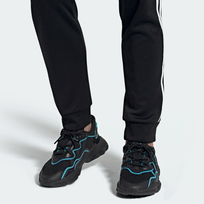 The Core Black/Bright Cayan adidas Ozeego Is On Sale For 40% Off!