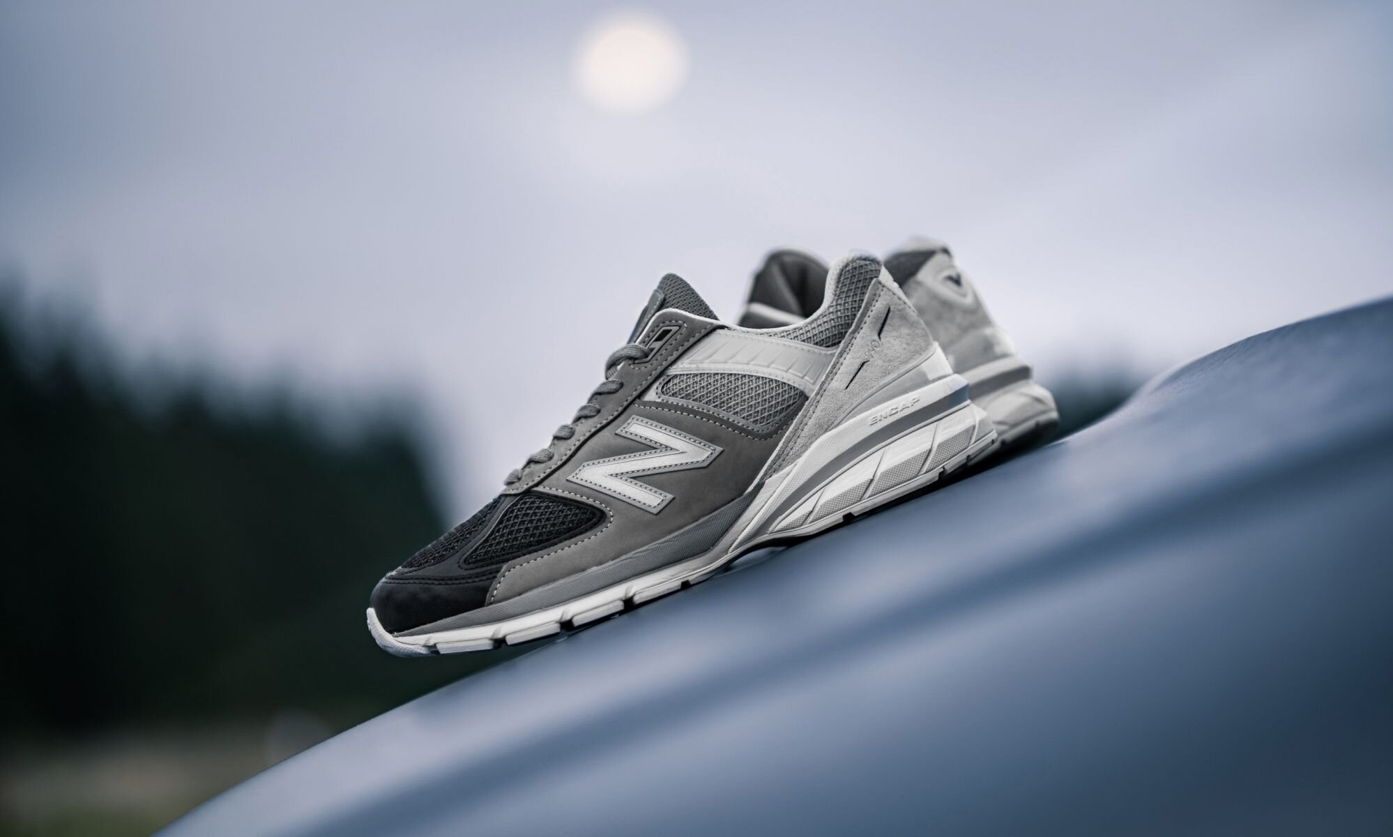 The New Balance 990V5 "Marblehead/Reflective" Is On Sale For 20% Off!