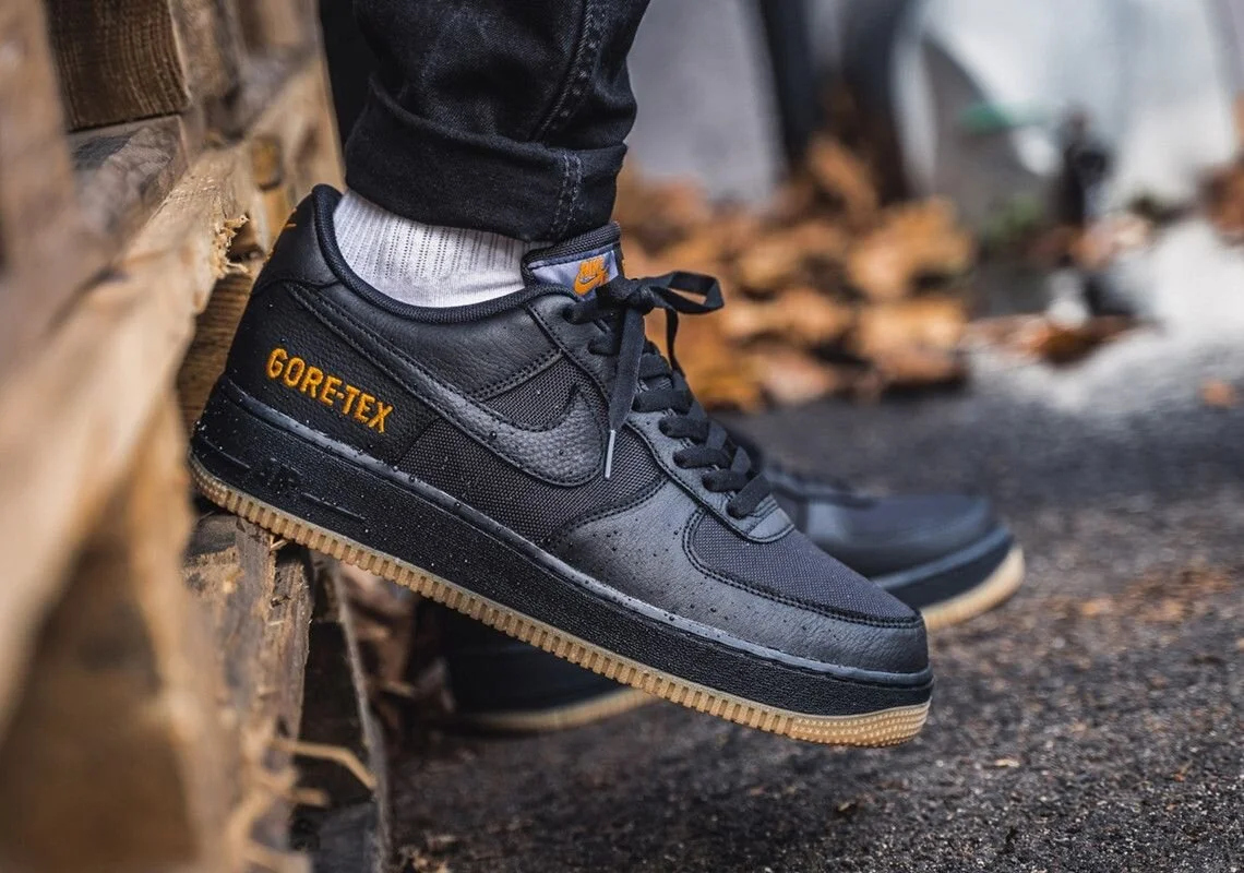 The Black GORE-TEX x Nike Air Force 1 Is On Sale For $112.50!