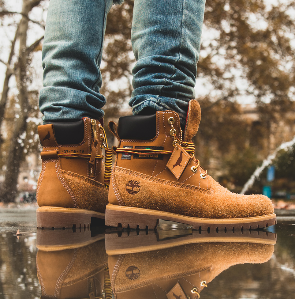 The Staple x Timberland 6-inch Premium Boot "Wheat" Is On Sale For 20% Off!
